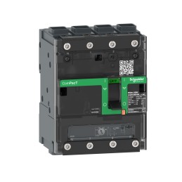 1 pcs - Schneider Electric, ComPacT NSX MCCB 4P 125A, Fixed Mount