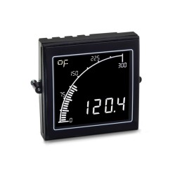 1 pcs - Trumeter LCD Temperature Indicator for Temperature, 68mm x 68mm