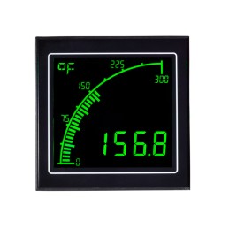 1 pcs - Trumeter LCD Temperature Indicator for Temperature, 68mm x 68mm
