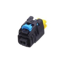 1 pcs : 35023454 - Automotive Connectors 2 way Female GTS SensoMate Series Black CONN