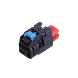1 pcs : 35023598 - Automotive Connectors 2 way Female GTS SensoMate Series Black CONN