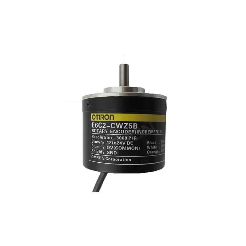 1 pcs - Omron Incremental Incremental Encoder, 500 ppr, PNP Open Collector Signal, Radial, Thrust Type