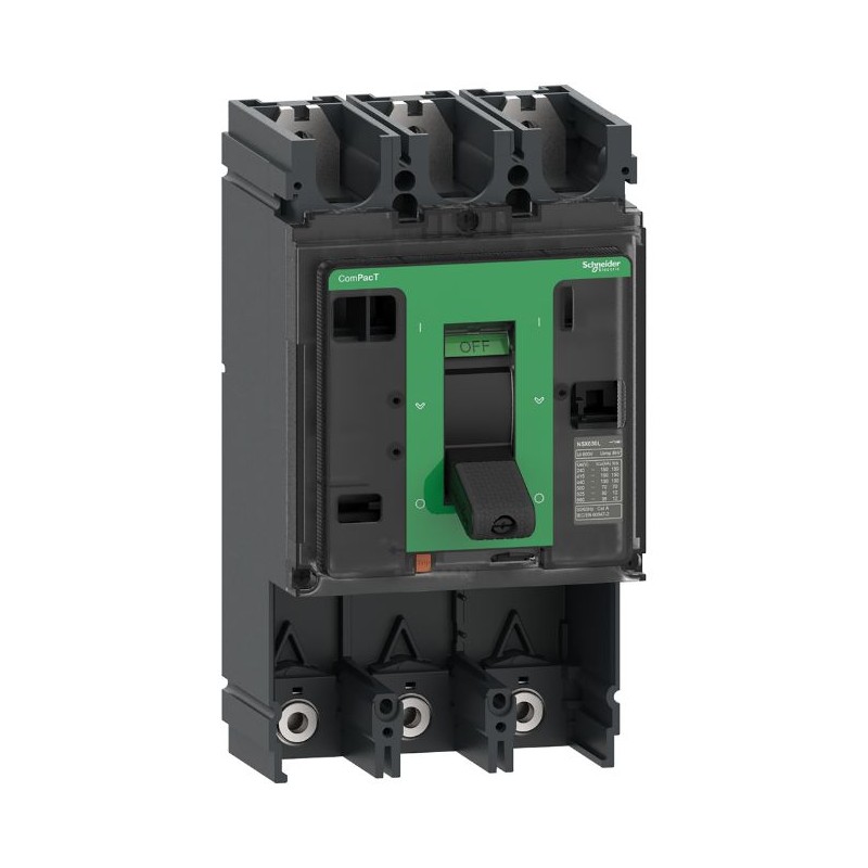 1 pcs - Schneider Electric, ComPacT MCCB 3P 400A, Fixed Mount