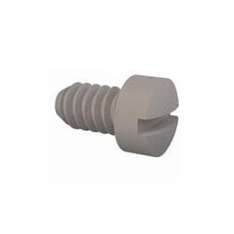 1 pcs : 010440F018 - Screws & Fasteners Fillister Slottted Screw, 4-40 Thread, 1/8 Lg, Natural,Nylon