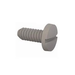 1 pcs : 010440B028 - Screws & Fasteners Binder Slotted Screw, 4-40 Thread, 9/32 in Lg, Natural, Nylon