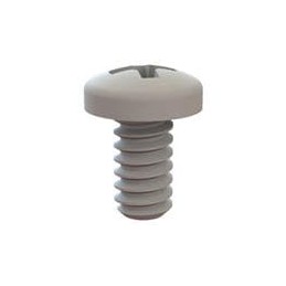 1 pcs : 010632PW025 - Screws & Fasteners Pan Phillips Screw, 6-32 Thread, 1/4 Lg, Natural,Nylon