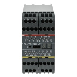 1 pcs - ABB Pluto 2TLA Series Safety Controller, 8 Safety Inputs, 4 Safety Outputs, 24 V dc