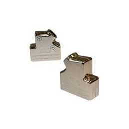 1 pcs : 954-015-030R121 - D-Sub Backshells 15P 45D Slide Lock Die Cast Nickel