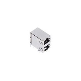 1 pcs : 5569381-1 - Modular Connectors / Ethernet Connectors 2 X 1 8 POS SHLD