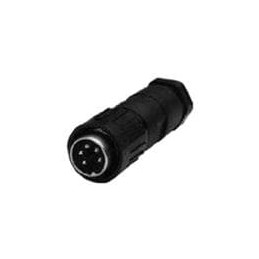 1 pcs : T3375-501 - Circular DIN Connectors FEMALE CABLE CONNECTOR 5 WAY