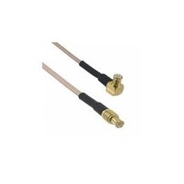 1 pcs : 255103-01-12.00 - RF Cable Assemblies MCX Straight Plug to R/A Plug RG316U 12i