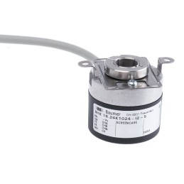 1 pcs - Baumer BHK Series Optical Incremental Encoder, 1024 ppr, HTL/Push Pull Signal, Hollow Type, 12mm Shaft