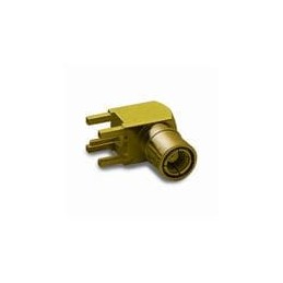 1 pcs : 142142 - RF Connectors / Coaxial Connectors SMB R/A PLUG PCB GOLD