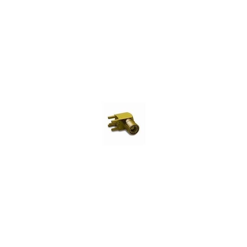 1 pcs : 142142 - RF Connectors / Coaxial Connectors SMB R/A PLUG PCB GOLD