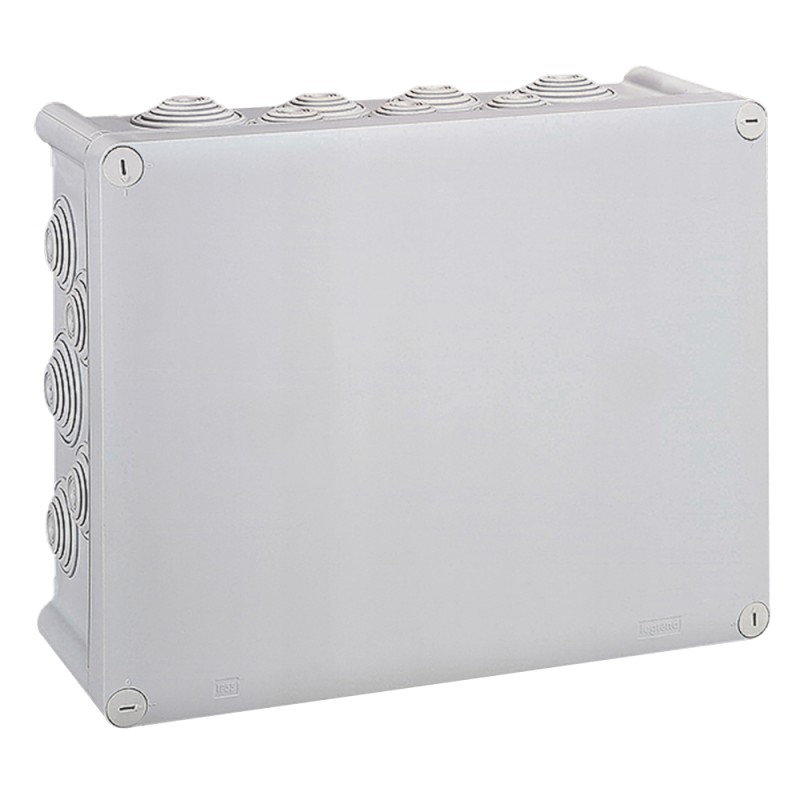 1 pcs - Legrand Plexo Series Grey Plastic Junction Box, IK07, IP55