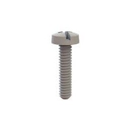 1 pcs : 010256CD037 - Screws & Fasteners Binder Combination Screw, 2-56 Thread, 3/8 Lg, Natural, Nylon