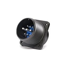 1 pcs : 97-3102A-20-18P(621) - Circular MIL Spec Connector 9P Sz 20 Box Mount Pin Recept Solder