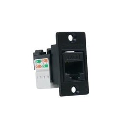 1 pcs : NHRJ45D6IDCB - Modular Connectors / Ethernet Connectors RJ45 FT Narrow Pnl Mnt Conn CAT6 IDC