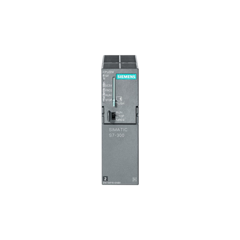 1 pcs - Siemens SIMATIC S7-300 Series PLC CPU for Use with SIMATIC S7-300 Series