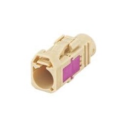 1 pcs : 59Z113-000I - RF Connector Accessories Plastic housing Jack Straight I Beige
