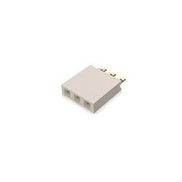 1 pcs : BG300-03-A-L-A - Board to Board & Mezzanine Connectors 3w, 2.54mm Pth Socket, SIL, SMT, Horiz, GF, LCP Natural, T+R