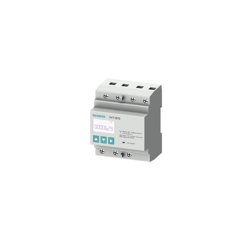 1 pcs - Siemens 3 Phase LCD Energy Meter