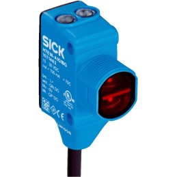 1 pcs - Sick Retroreflective Photoelectric Sensor, Barrel Sensor, 0.03 - 6.5 m Detection Range