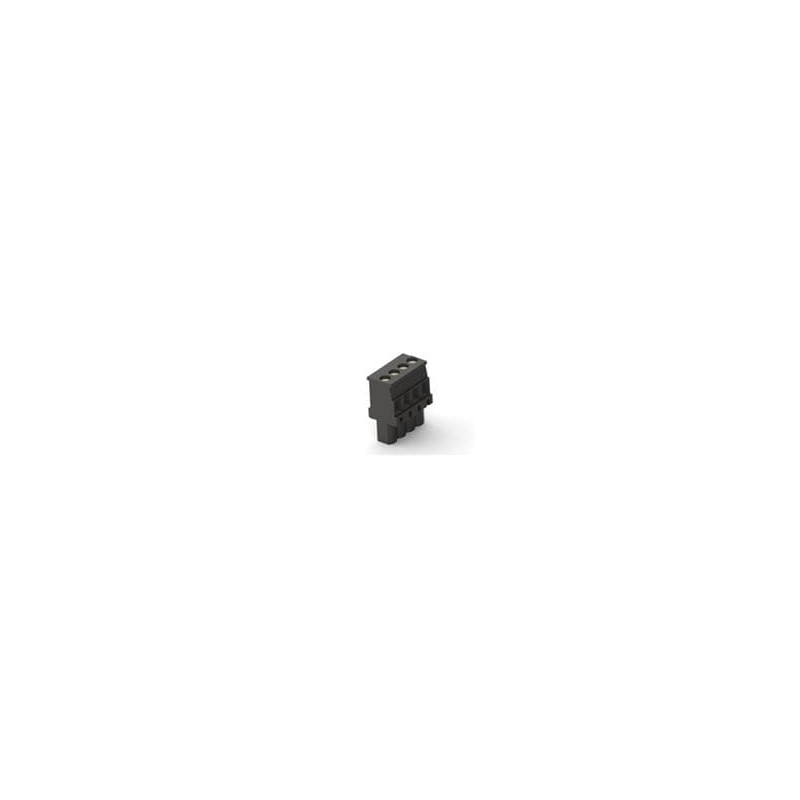 1 pcs : 1546118-2 - Pluggable Terminal Blocks 2POS.5MM VERT PLUG LH BLK