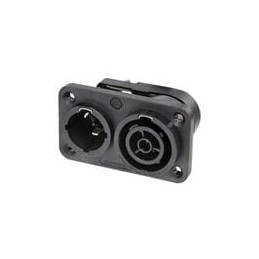 1 pcs : NAC3PX-TOP - AC Power Plugs & Receptacles powerCON Rcpt Duplex M/F Pwr I/O 1/4 Trm