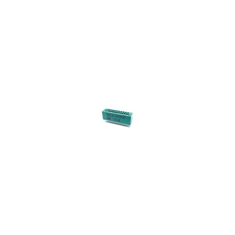 1 pcs : 307-030-528-201 - Standard Card Edge Connectors LO P GREEN CARD EDGE .156X.200