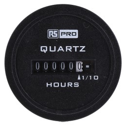 1 pcs - RS PRO Hour Meter Counter, 6 Digit, 50Hz, 90 - 264 V ac