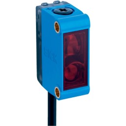 1 pcs - Sick Background Suppression Photoelectric Sensor, Rectangular Sensor, 5 - 250 mm Detection Range