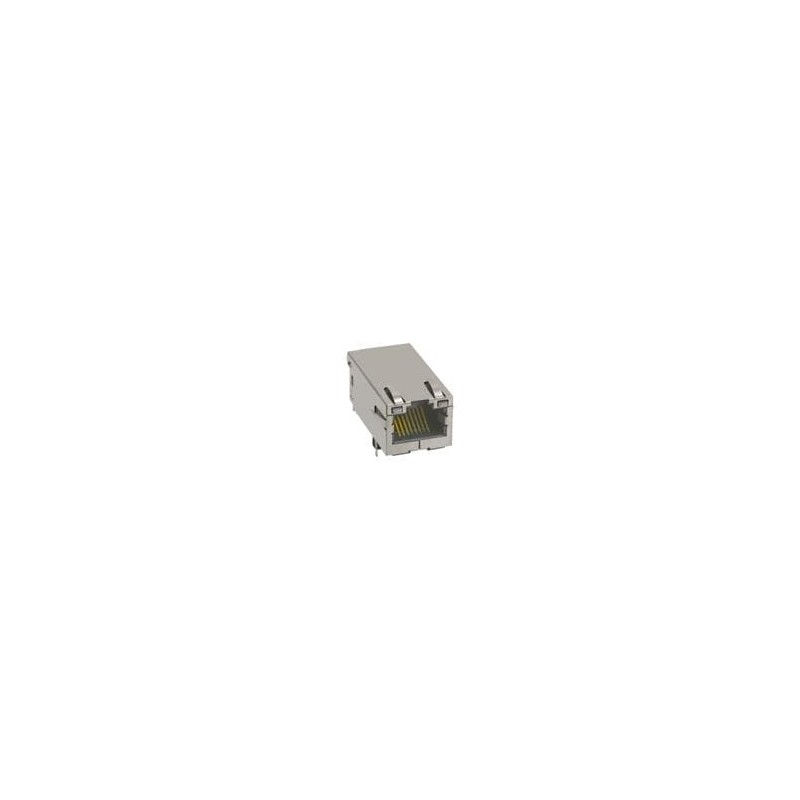 1 pcs : 2250508-1 - Modular Connectors / Ethernet Connectors RJ45,1X1,10G BASE-T TAB UP