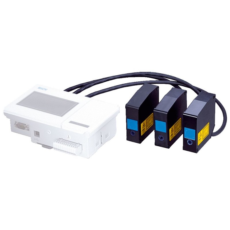 1 pcs - Sick Distance Photoelectric Sensor, Rectangular Sensor, 190 mm Detection Range