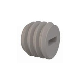 1 pcs : 50M040070R003 - Screws & Fasteners Set Screw, Slotted Head, M4 X .7 Thread, 3mm Lg, Natural, Nylon