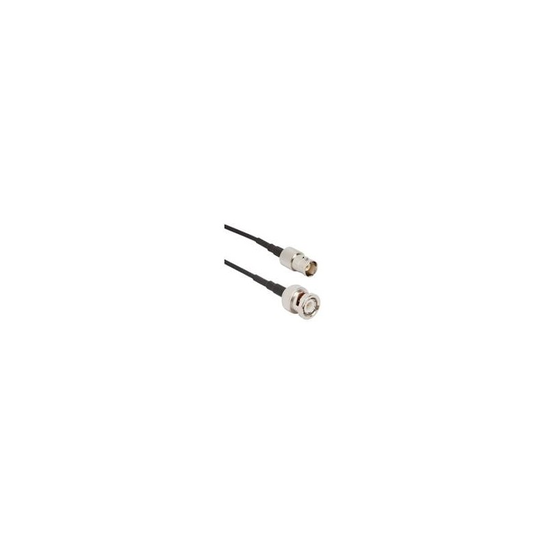 1 pcs : 095-850-260-006 - RF Cable Assemblies BNC Straight Plug to BNC Straight Jack RG-174 50 Ohm 6 Inches (152 mm)