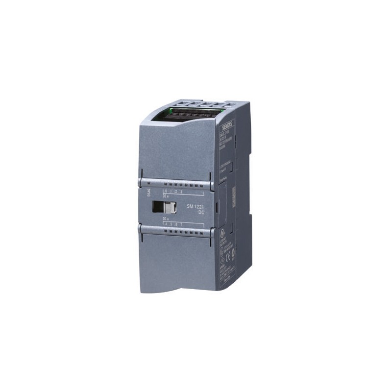 1 pcs - Siemens IB IL 24 DI8/HD-XC-PAC Series PLC I/O Module for Use with SIMATIC S7-1200, Analogue