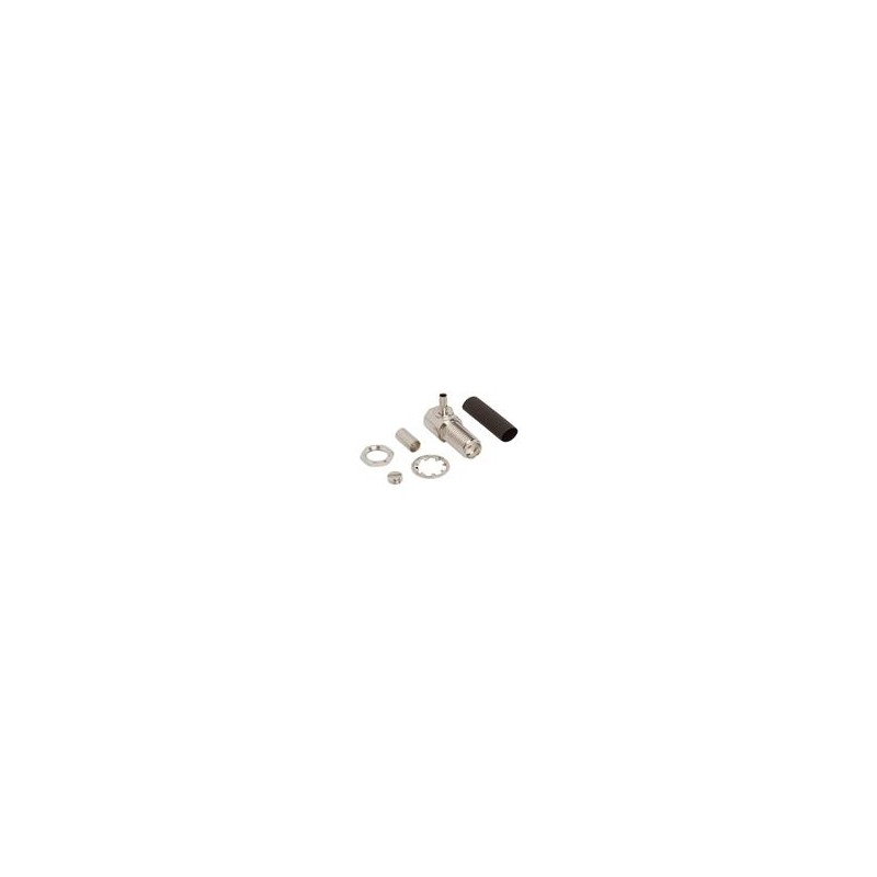 1 pcs : 901-10608 - RF Connectors / Coaxial Connectors SMA RA Crmp Bkhd Plg Opt for LMR-100A