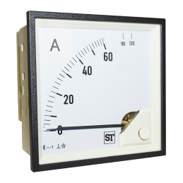1 pcs - Sifam Tinsley Sigma Analogue Panel Ammeter 60A AC, 92mm x 92mm Moving Iron