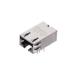 1 pcs : JXT4-1141HL - Modular Connectors / Ethernet Connectors CONN,RJ45, TD,1X1,10G,1:1,4C,TY NPB