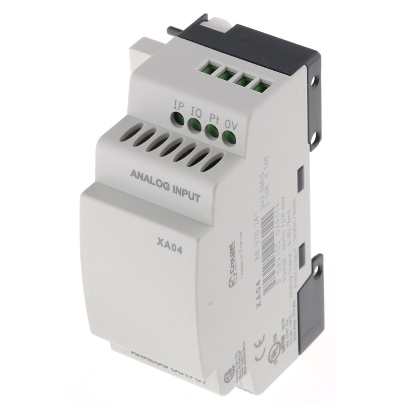 1 pcs - Crouzet Millenium 3 Series I/O module for Use with Millenium 3 Series, 24 V dc Supply, Analogue Output, 2-Input,