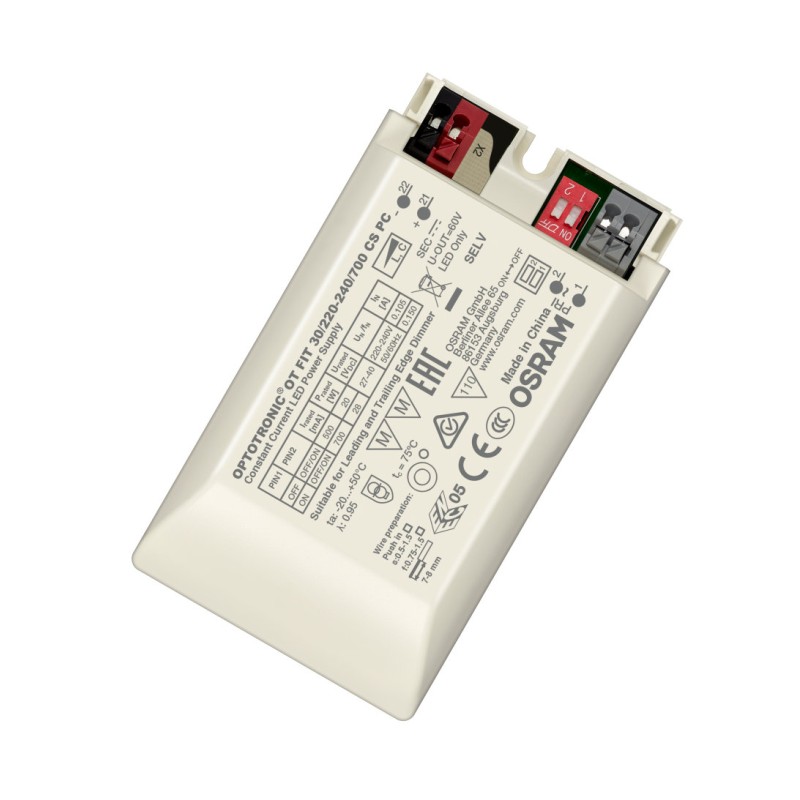 1 pcs - Osram LED Driver, 27-40V Output, 28W Output, 500-700mA Output, Constant Current Dimmable