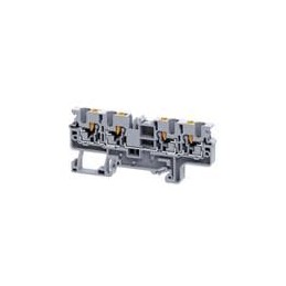 1 pcs : CP4/4 - DIN Rail Terminal Blocks DIN Term Blk Push-In 4 Conn