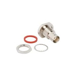 1 pcs : AD-BNCJAMCJ-1 - RF Adapters - Between Series AMC Jack to BNC Jack Adapter 50 Ohm Straight Bulkhead