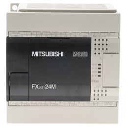 1 pcs - Mitsubishi FX3G Series Logic Module, 12 - 24 V dc Supply, Relay Output, 14-Input, Sink, Source Input