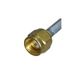 1 pcs : 145-0693-001 - RF Connectors / Coaxial Connectors STRT PLG .086S/R GLD