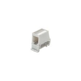 1 pcs : CADIN1IG - Modular Connectors / Ethernet Connectors DIN rail mount adapter w/label