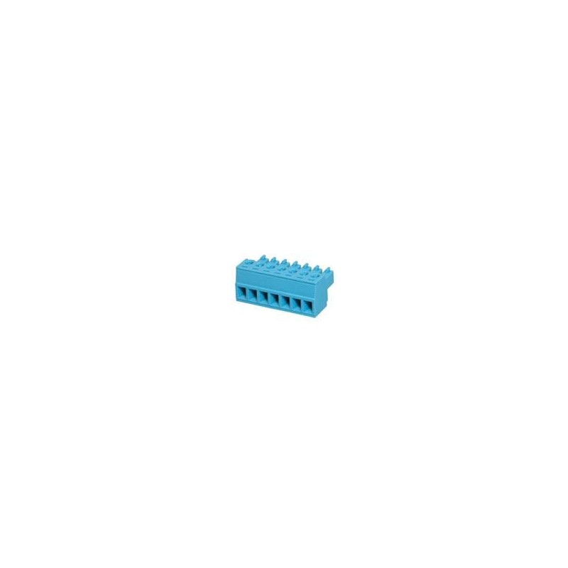 1 pcs : TBP02P1-381-07BE - Pluggable Terminal Blocks Terminal block, pluggable, 3.81, plug, 7 pole, slotted screw, blue