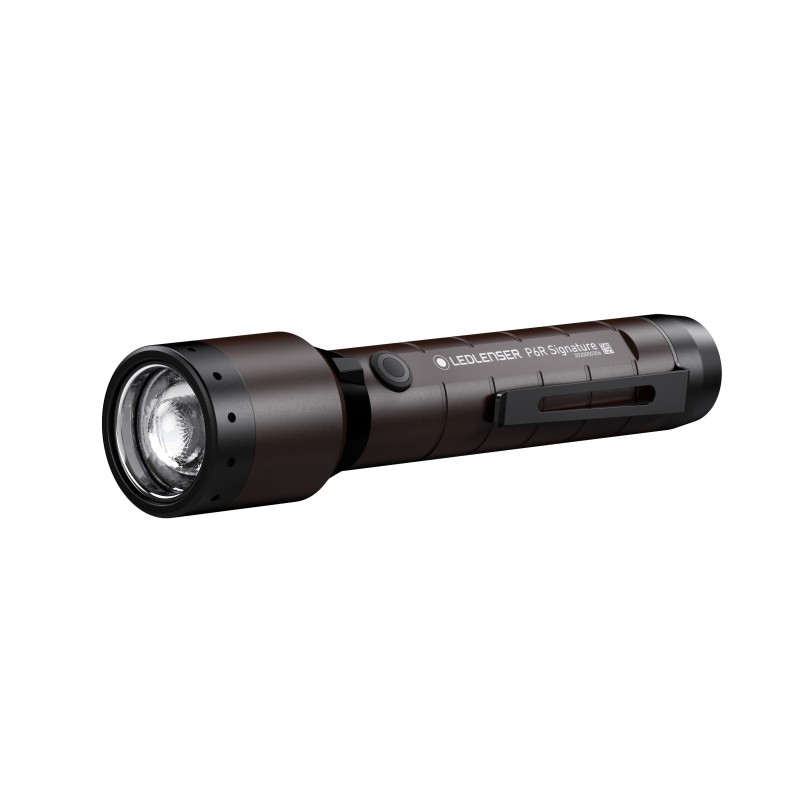 1 pcs - LEDLENSER P6R Signature LED Torch Black - Rechargeable 1400 lm