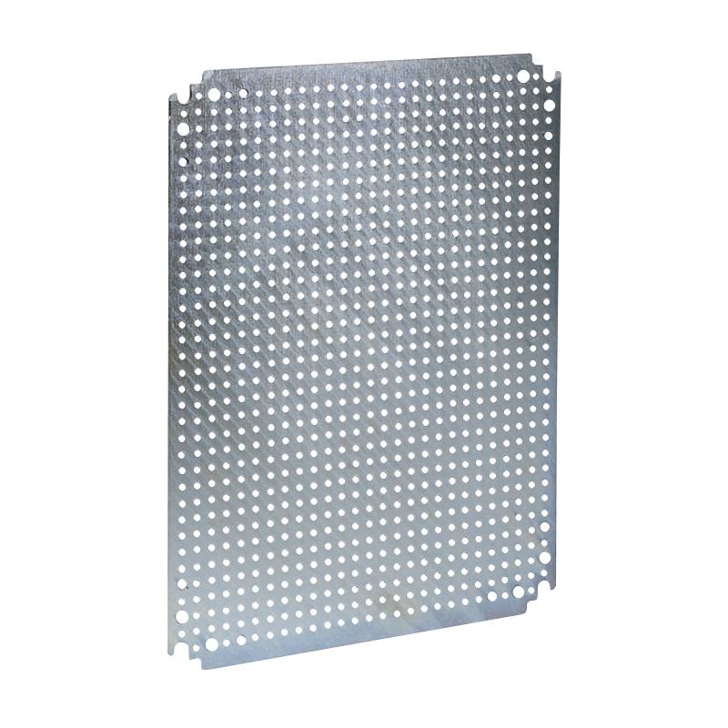 1 pcs - Schneider Electric NS Series Perforated Mounting Plate, 965mm H, 750mm W, 125mm L for Use with CRN, S3X, Spacial S3D,